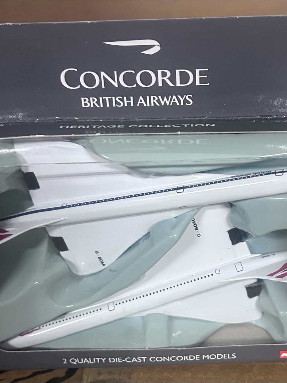 British Airways Concorde Die-Cast Model Set - White